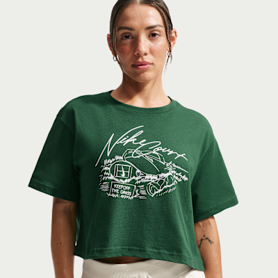 Nike Women's Cropped Tennis T-Shirt. Nike.com